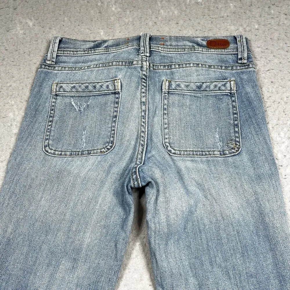 Vintage Dittos Women's Size 25 Flare Mid Rise Medium Wash Stretch Jeans Denim - Picture 9 of 13